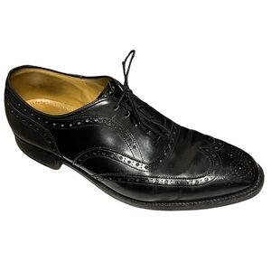 Johnston & Murphy Greenwich Wingtip Dress Shoes Size 10.5